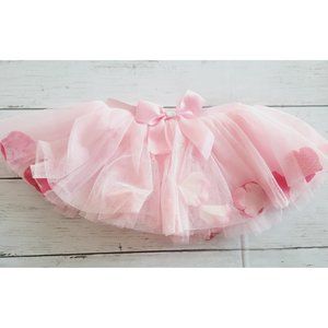 •Newborn Blush Pink Tutu with Rose Petals